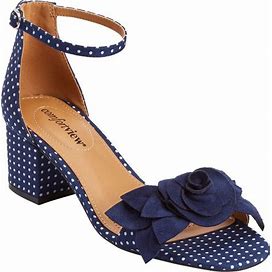 Women's The Ona Sandal By Comfortview In Navy Dot (Size 12 M)