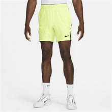 Nikecourt Advantage Men's Dri-FIT 7" Tennis Shorts In Yellow, Size: XL | FD5336-736