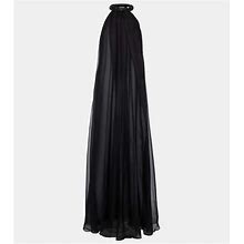 Tom Ford, Embellished Silk Chiffon Gown, Women, Black, US 8, Dresses