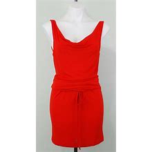 Venus Women Dress, Size Xs, Orange, 95% Viscose, 5% Elastine