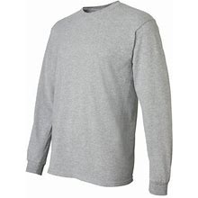 Clothing Shop Online Gildan - Dryblend 50/50 Long Sleeve T-Shirt - 8400 - Sport Grey - Size: L