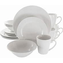Elama Marshall 16-Piece Porcelain Dinnerware Set