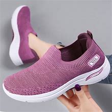 Wholesale Women's Casual Solid Color Round Toe Sports Shoes