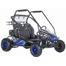 Mototec MT-GK-Mud-XL-212Cc-Blue Mud Monster XL 212Cc 2 Seat Go Kart Full Suspension, Blue