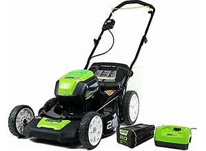 Greenworks Pro 80V 21" Brushless Cordless Lawn Mower, 4.0Ah Battery And 60 Minute Rapid Charger Included