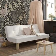 Atwater Living Abella Futon, White Faux Leather By Ashley, Furniture > Living Room > Futons