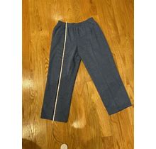 Alfred Dunner Blue Elastic Waist Pull-On Pants Womens Size 10