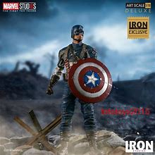 Iron Studios 1/10 Avengers Captain America Figurine Model Figure Statue Toy Gift