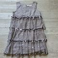 Old Navy Dresses | Gray Tiered Sequin Dress | Color: Gray/Silver | Size: Lg
