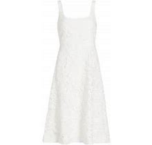 Kobi Halperin Women's Jacqueline Sleeveless Lace Midi-Dress - White - Size 16