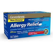 Allergy Relief Loratadine Tablets 10 Mg, Compare To Claritin, Antihistamine, 24