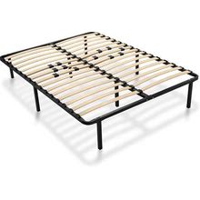 Rockler Queen-Size Platform Bed Frame With Wooden Slats