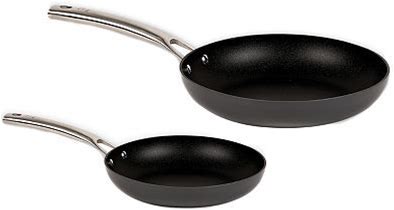 Emeril Lagasse Forever Pans Pro 8 & 10 Fry Pan Set, Black, One Size, Cookware Frying Pans, Non-Stick, Dishwasher Safe, Fall Decor, Holiday  Gift