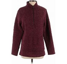 Natural Reflections Fleece Jacket: Burgundy Jackets & Outerwear - Women's Size Small