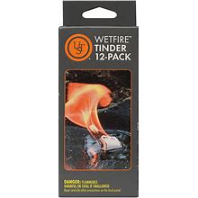 12 Pack Wetfire Wet Fire Fire Starter Starting Tinder Camping Survival