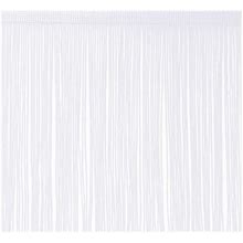 Fringe Trim Tassel 8 Inch Wide 2 Yards Long For Clothes Accessories Latin Wedding Dress DIY Decoration (8In,White)