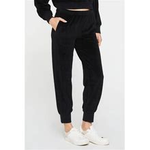 LUSYA RELAXED JOGGER SWEATPANTS BLACK S / BLACK / 80% COTTON 20% POLYESTER