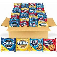 Oreo Original, Oreo Golden, Chips Ahoy! & Nutter Butter Cookie Snacks Variety Pack, Easter Cookies, 56 Snack Packs (2 Cookies Per Pack)