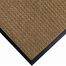 M+A Matting Waterhog Classic 3' X 4' Medium Brown Mat With Classic Rubber Border And Smooth Backing