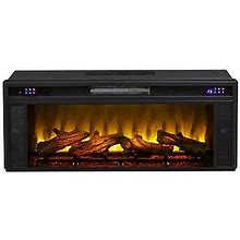 Signature Design By Ashley Entertainment Accessories 43" Electric Fireplace Insert, Black