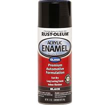 Rust-Oleum Automotive 248643 12-Ounce Acrylic Enamel Spray, Black Gloss