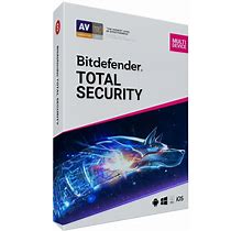 Bitdefender Total Security 2024 - 5 Devices 3 Years Protection
