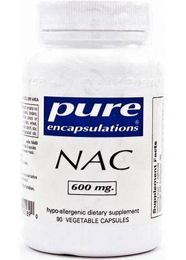 Pure Encapsulations Nac Supplement Vitamin | 600 Mg | 90 Caps