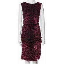 Dolce & Gabbana Dresses | Dolce & Gabbana Silk Dress, Eu 46 | Color: Black/Purple | Size: 10