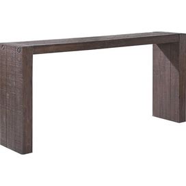 Monterey 64" Wide Brown Wood Rectangular Console Table - Style 059X1
