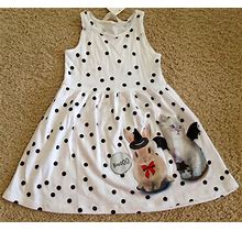 H&M Girl Cotton Dresses 1.5-2 & 2-4 Yrs Polia Dot Kitty Bunny