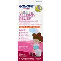 Equate Children's Allergy Relief, Cherry Flavor Liquid, 4 Fl Oz, Size: 4 FL OZ (118 Ml), Other