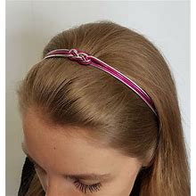 Icing Women's Girls Hair Accessories Headwrap Headband Pink Silver