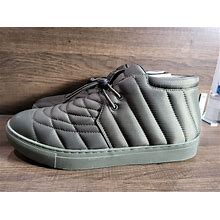 Alfani Men's Tucker Quilted Lace-Up Chukka Boot Olive 9.5m New