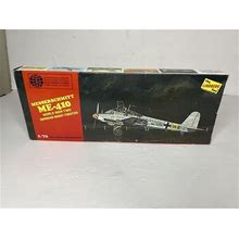 Lindberg Toys | Vintage The Lindberg Line Messerschmitt Me - 410 1/72 Plastic Model Kit German | Color: Black/Red | Size: Osb