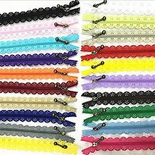 WKXFJJWZC 40Pcs Novelty (50Cm) 20 Inch Lace Closed End Zippers Nylon For Purse Bags For DIY Sewing Tailor Craft Bed Bag (20/Color) (20 Inch)