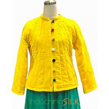 Silk Velvet Jacket For Women, Hand-Stitched Natural Silk Velvet Coat, Quilted Winter/Spring Coat, Custom Size And Color