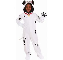 101 Dalmatians Lucky Costume Onesie | Disney Kid's Costumes | Kids | Unisex | Black/Red/White | XS | FUN Costumes