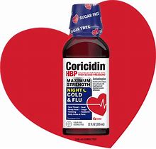 Coricidin HBD Max Strength Night Cold & Flu Relief Cherry Flavor 12Oz Pack Of 12