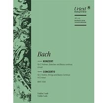 Violin Concerto In D Minor BWV 1043 - Johann Sebastian Bach - Sheet Music