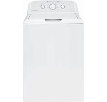 Hotpoint HTW240ASKWS 3.8 Cu. Ft. White Top Load Washer - White - Stainless Steel - Clearance Appliances - Clearance Appliances - Refurbished -