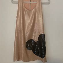 Forever 21 Dresses | Adorable Blush Pink Sequin Disney Mini Dress. | Color: Pink | Size: 2