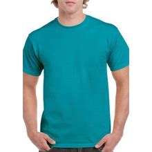 Tropical Blue Custom Printed Gildan T Shirts G5000 Heavyweight Cotton (Tropical Blue - Sample)