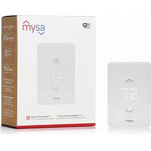Mysa Smart Thermostat LITE For Electric Baseboard Heaters 240V | Easy Install | Use W/Homekit, Alexa, Google Home | Wi-Fi Programmable | Remote