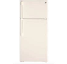 GTE17DTNRCC 16.6 Cu. Ft. Bisque Top Freezer Refrirator Refrigerator - 28"