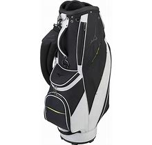 MIZUNO Golf Men's Cart Caddy Bag NEXLITE 9 X 47 Inch 2.4Kg Black White 5LJC2201