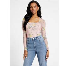 Factory Marcy Printed Top - Pink - S