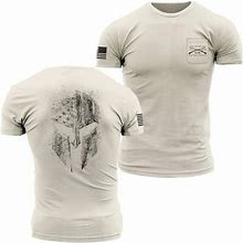 Grunt Style American Spartan Pocket T-Shirt - Small - Sand