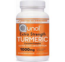 Qunol Turmeric Curcumin Supplement, Turmeric 1000Mg With Ultra High Absorption,