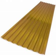 Suntuf 26 in. X 6 ft. Gold Polycarbonate Roof Panel