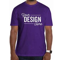 Sample - Gildan Softstyle Jersey T-Shirt - Purple - Size S